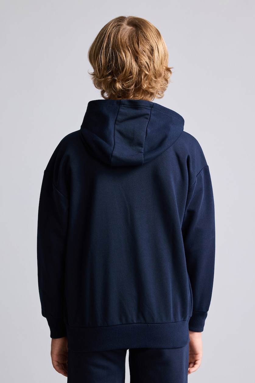 أولاد كحلي Boy Zip-Up Hooded Sweatshirt