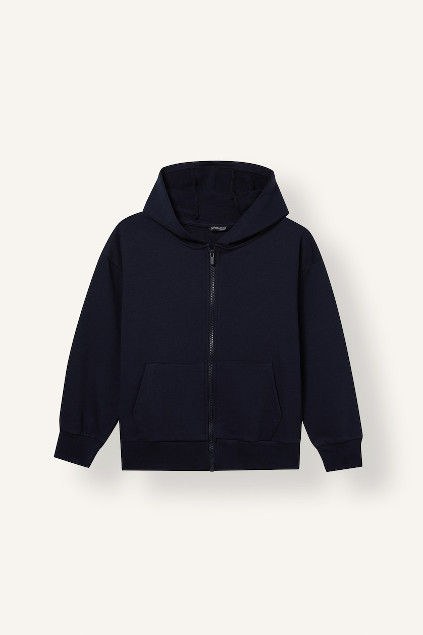 Young Boys - Teen Boys NAVY Boy Zip-Up Hooded Sweatshirt