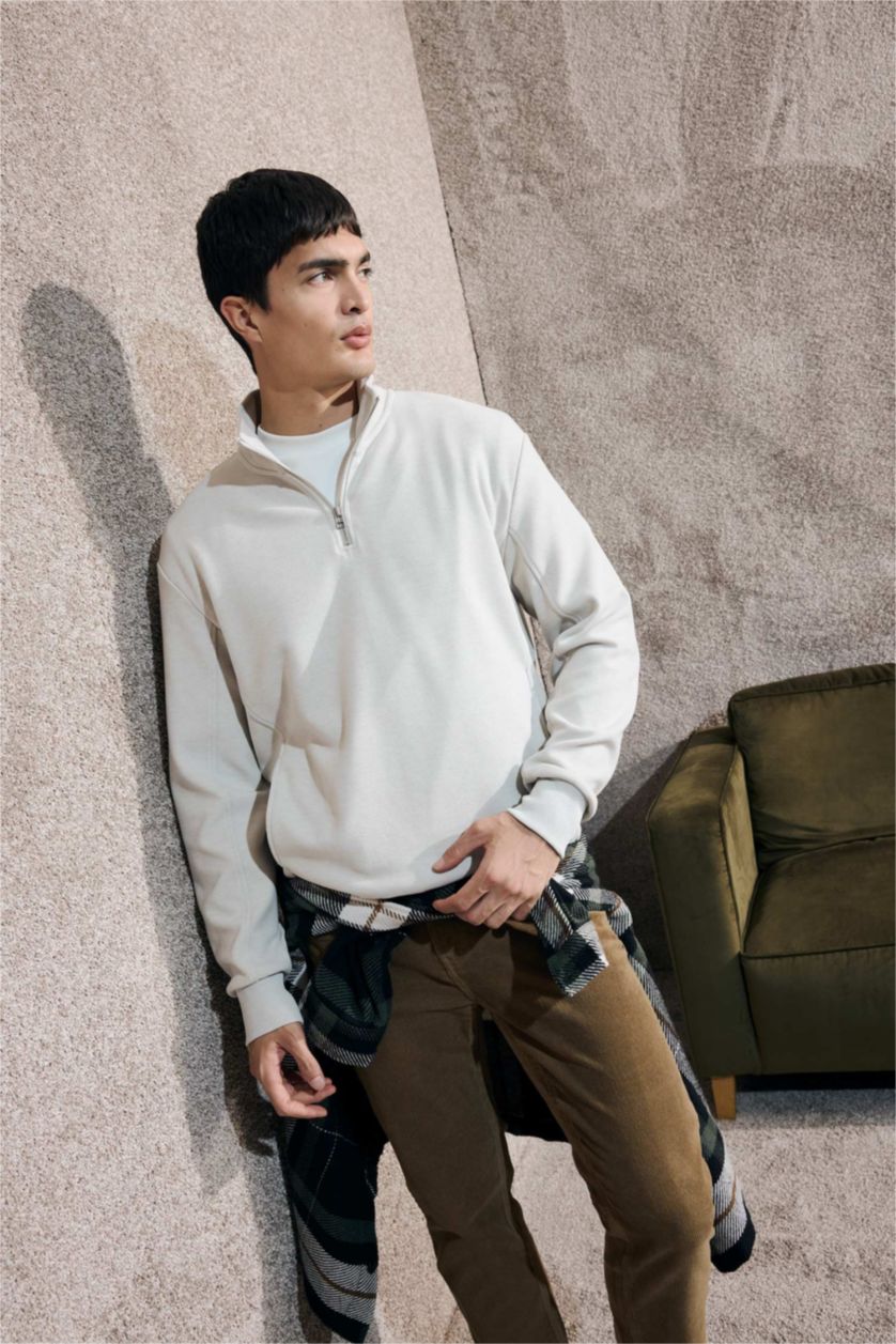 MAN Stone Regular Fit Long Sleeve Sweatshirt