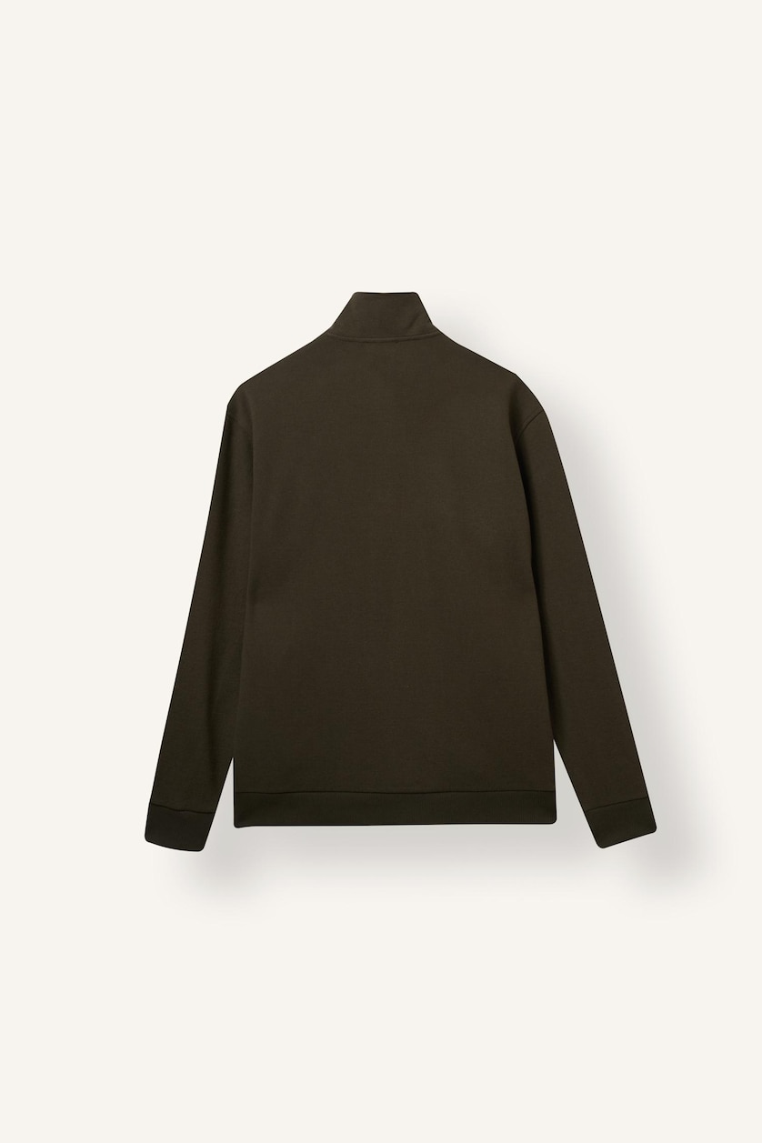 Erkek Haki Ultra Yumuşak Regular Fıt Basic Sweatshirt