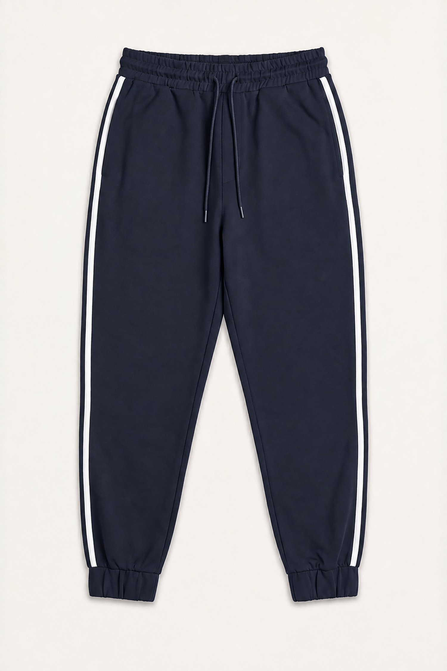 رجال كحلي Regular Fit Trousers