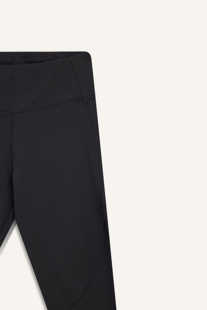 Kadın Antrasit Toparlayıcı Yüksek Bel Soft Touch Premium Sporcu Tayt