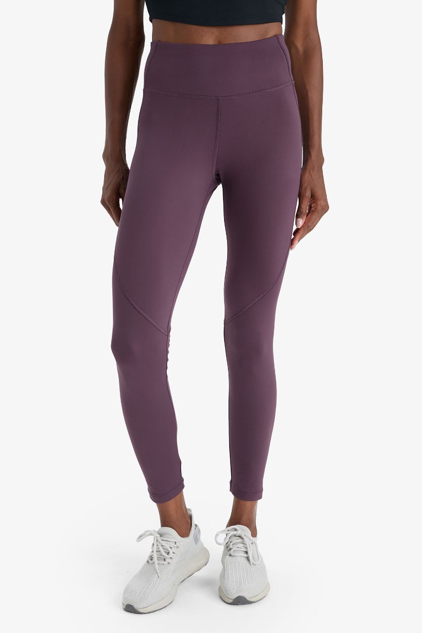 WOMAN Dark Bordeaux DeFactoFit High Waist Soft Touch Premium Leggings