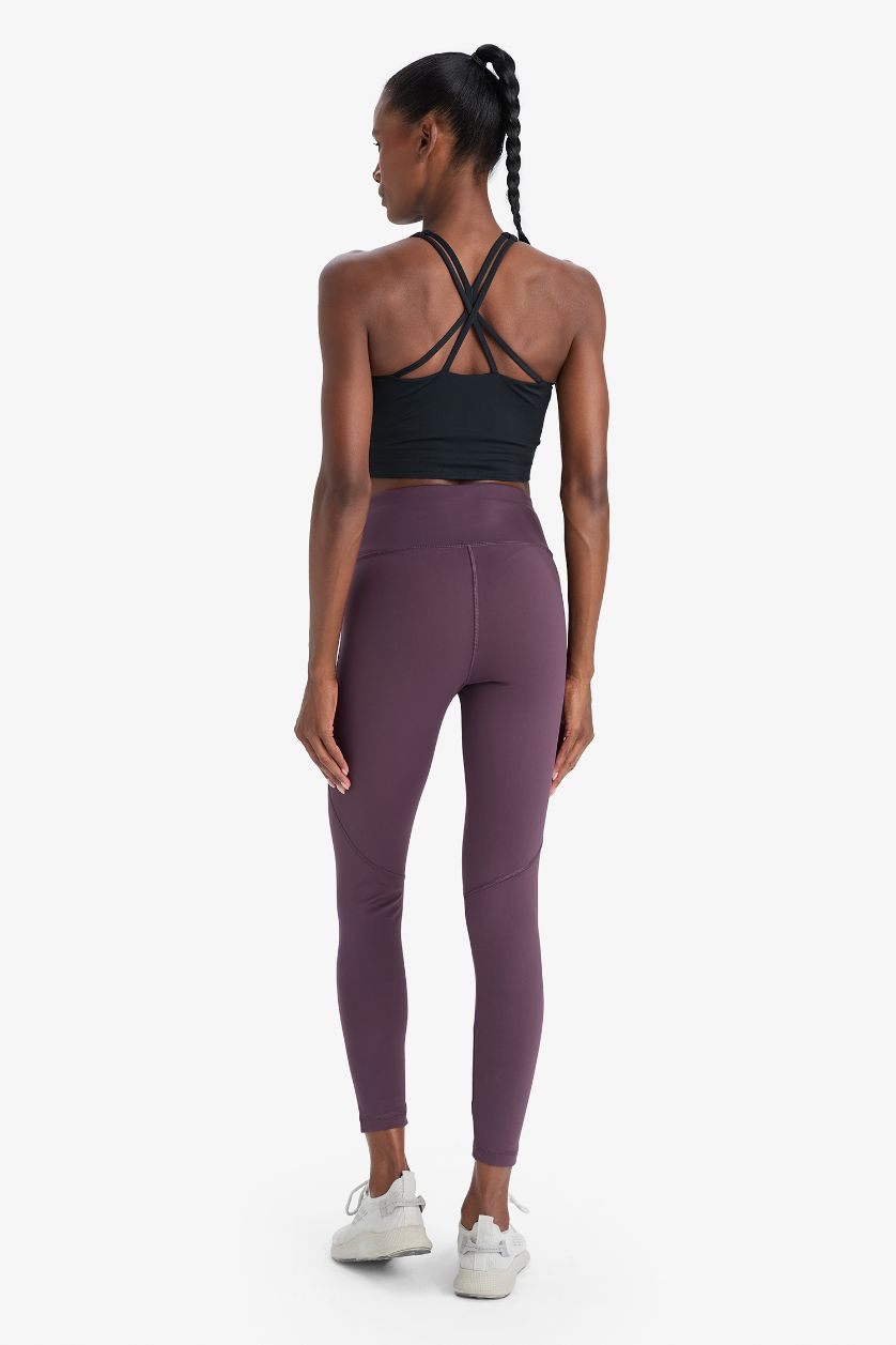 WOMAN Dark Bordeaux DeFactoFit High Waist Soft Touch Premium Leggings