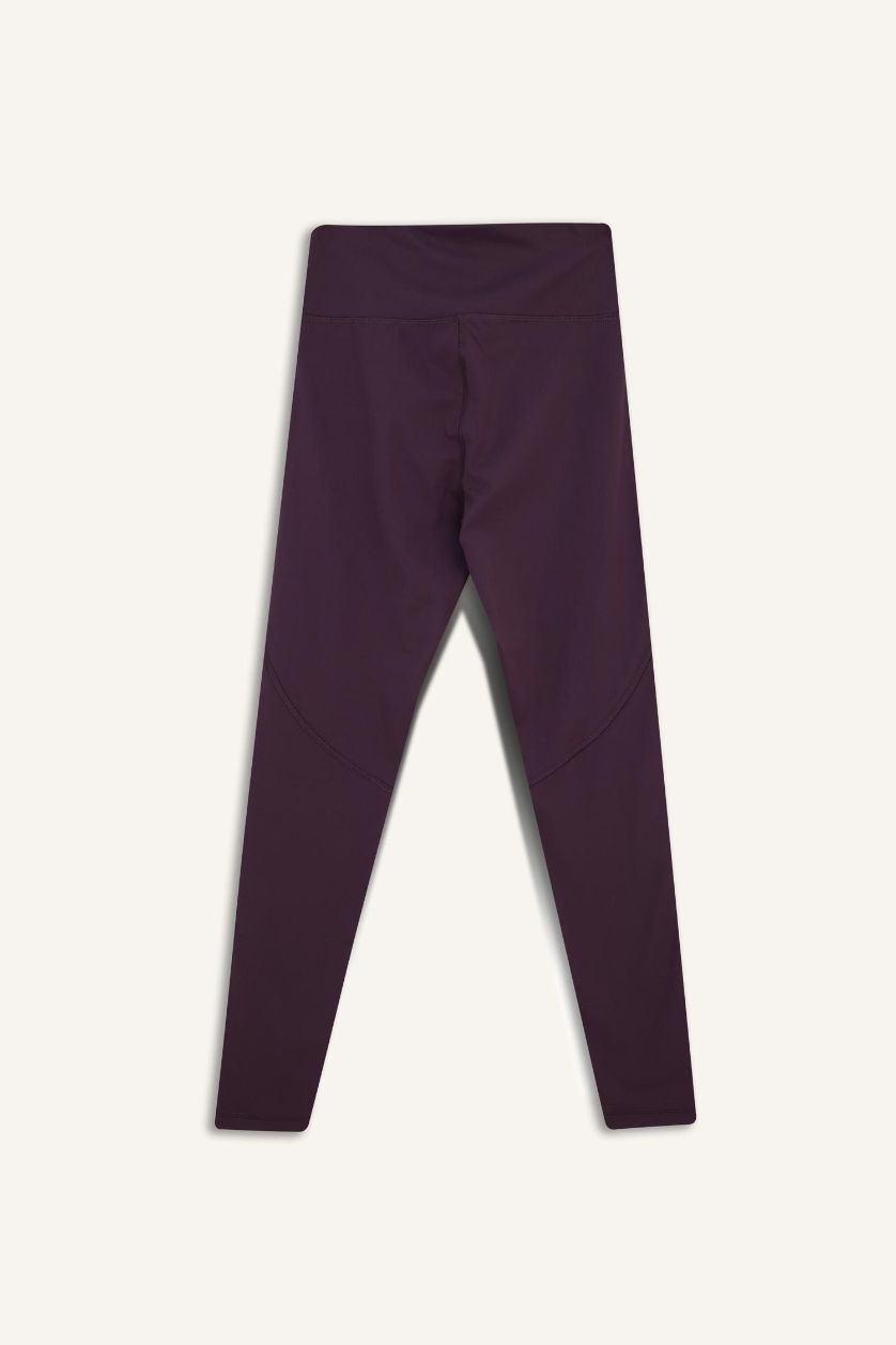 WOMAN Dark Bordeaux DeFactoFit High Waist Soft Touch Premium Leggings