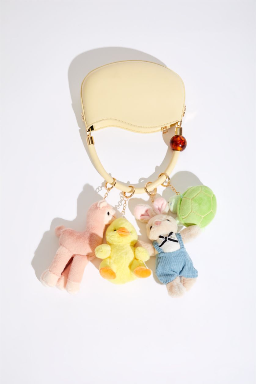 Kadın Açık Sarı Kadın Civciv Charm Anahtarlık