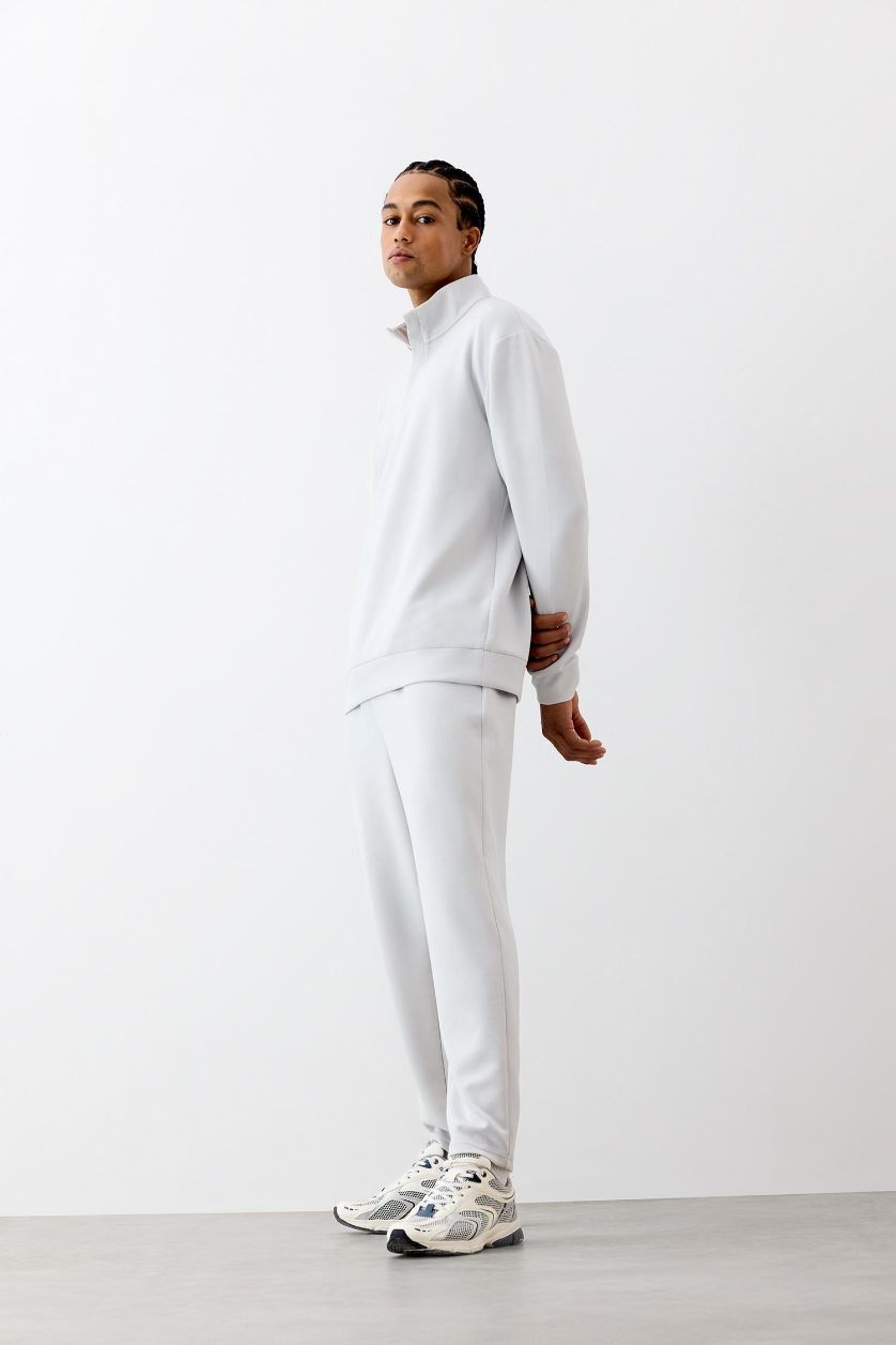 Man Light Grey Standard Fit modal Jogger