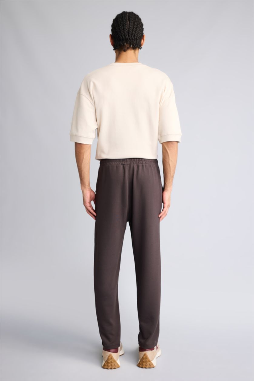 Man Brown Standard Fit modal Jogger