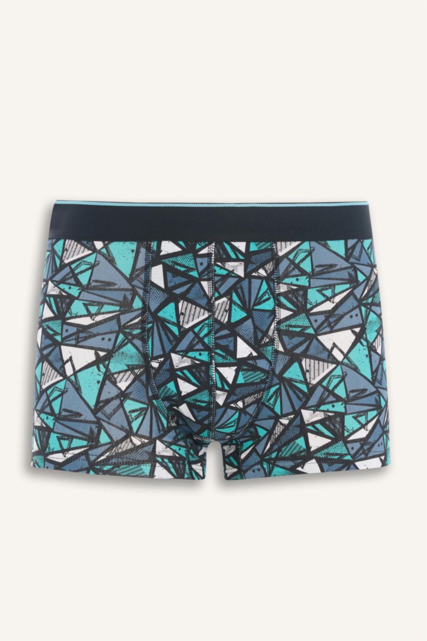 HOMME Parlak Açık Yeşiil Lot de 3 Boxers imprimés Coupe régulière