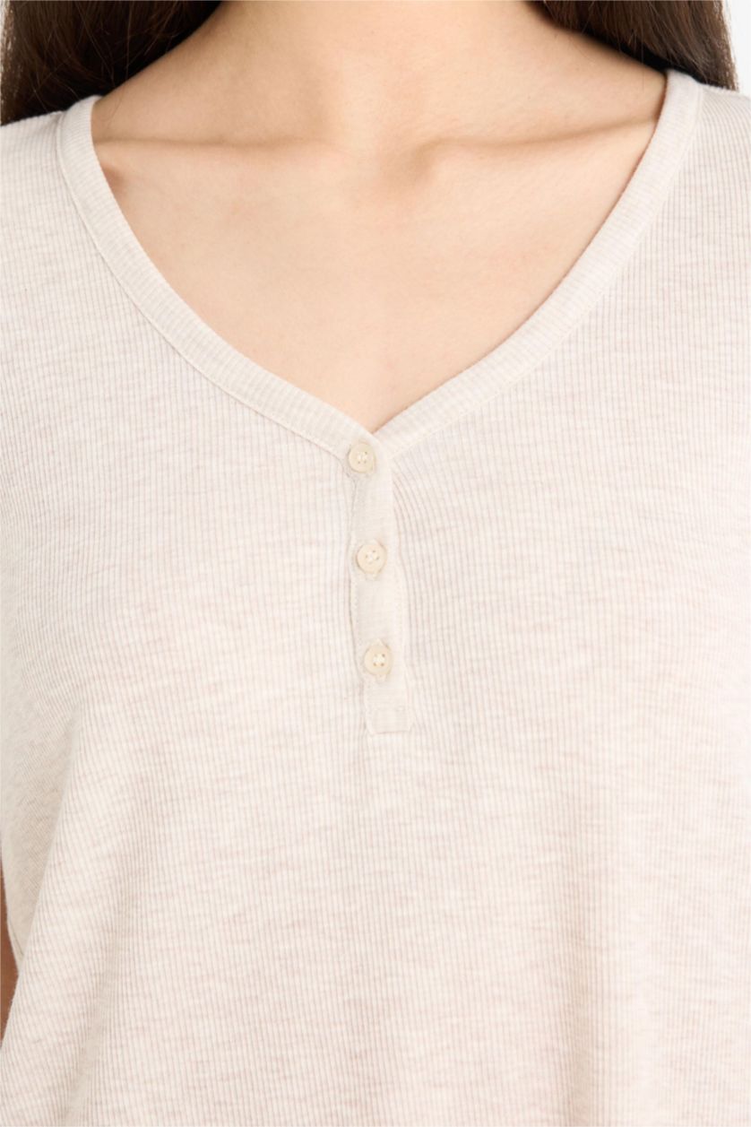 Kadın Bej Melanj Ribana 2'li Takım