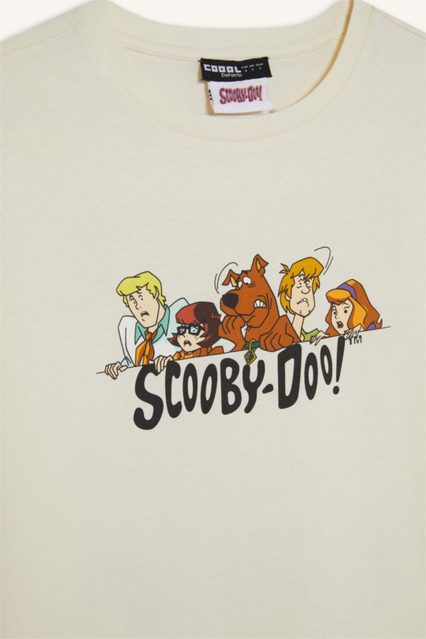 Әйелдерге экру Coool Scooby Doo оверсайз, свободный крой, круглый вырез, футболка с принтом, короткий рукав