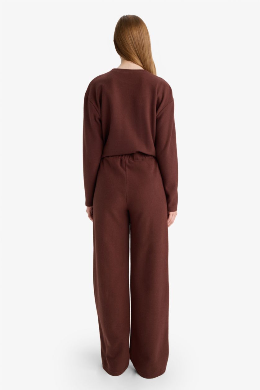 نساء بني بنطرون محاك قصة مستقيمة