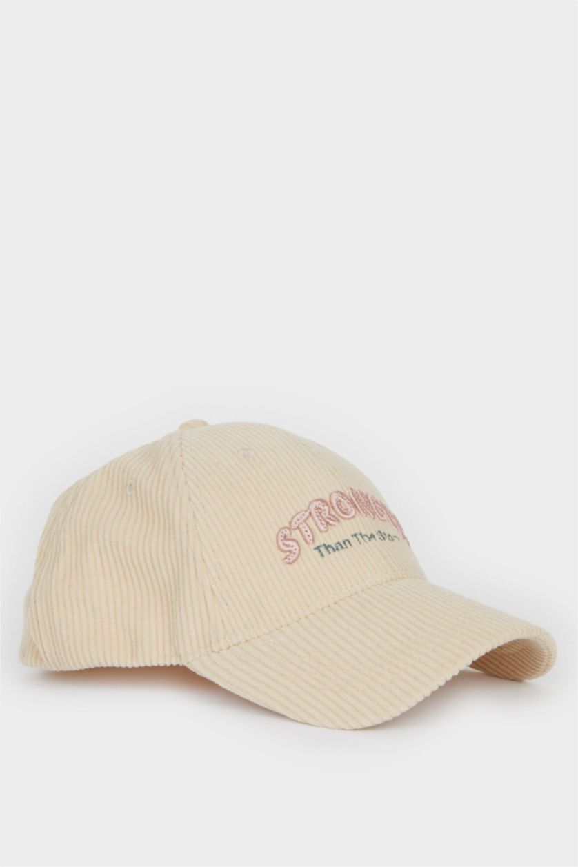 Kadın Kahve Kadın Pamuklu Cap Şapka