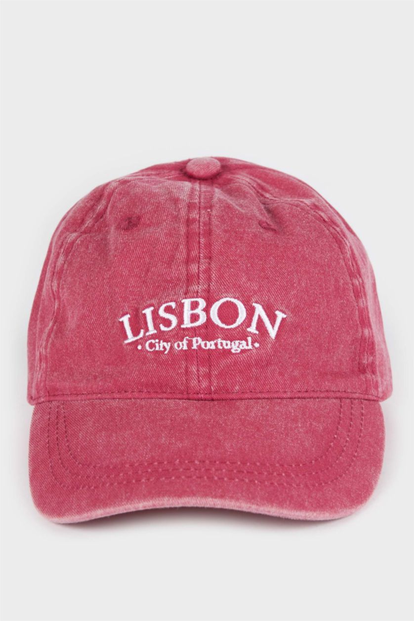 Kadın Gülkurusu Kadın Pamuklu Cap Şapka