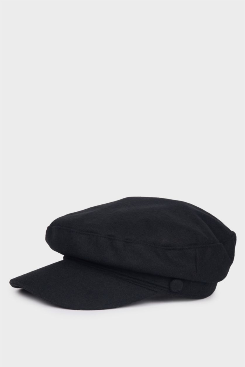 Kadın Siyah Kadın Pamuklu Şapka