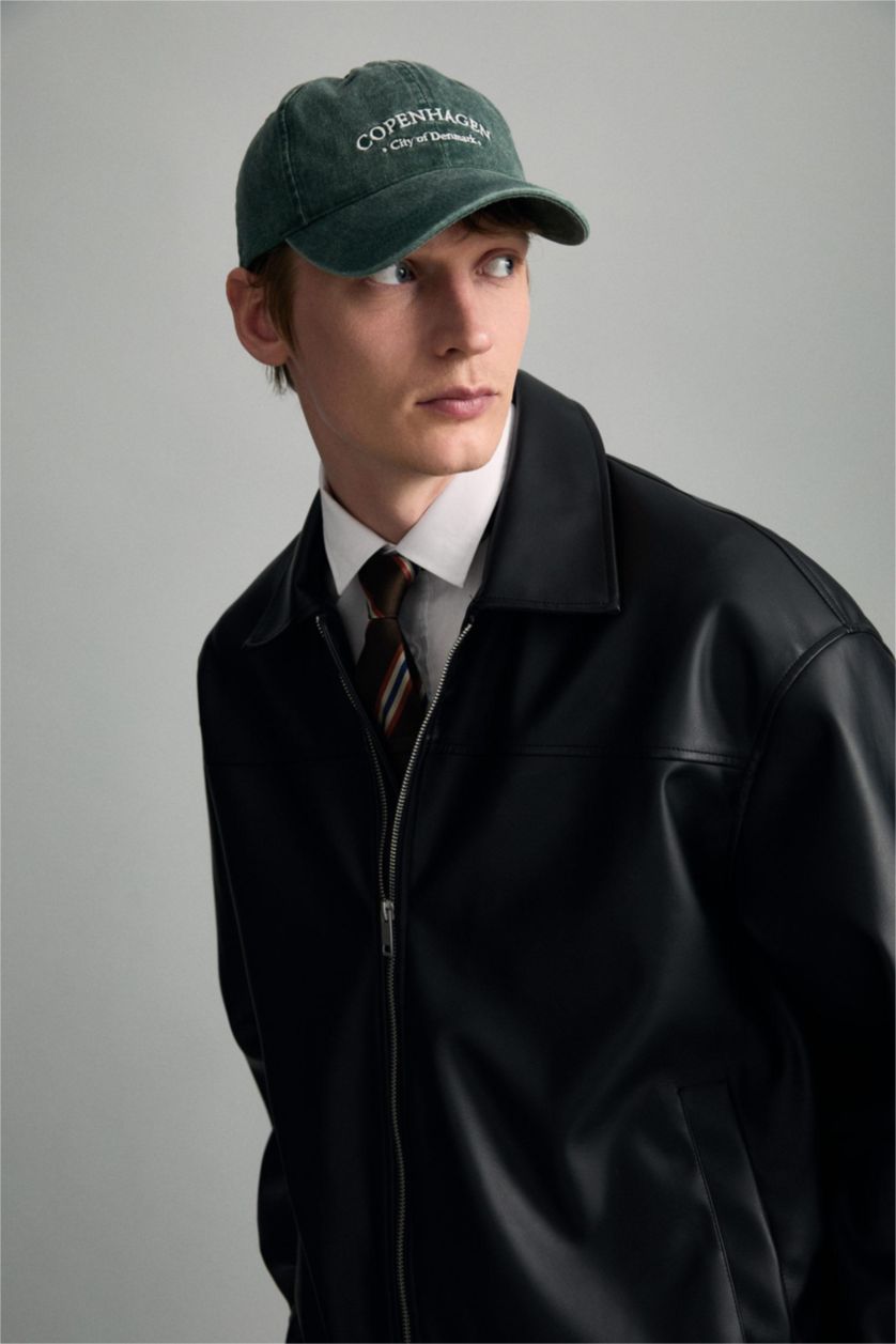 HOMME Vert Casquette en coton pour homme