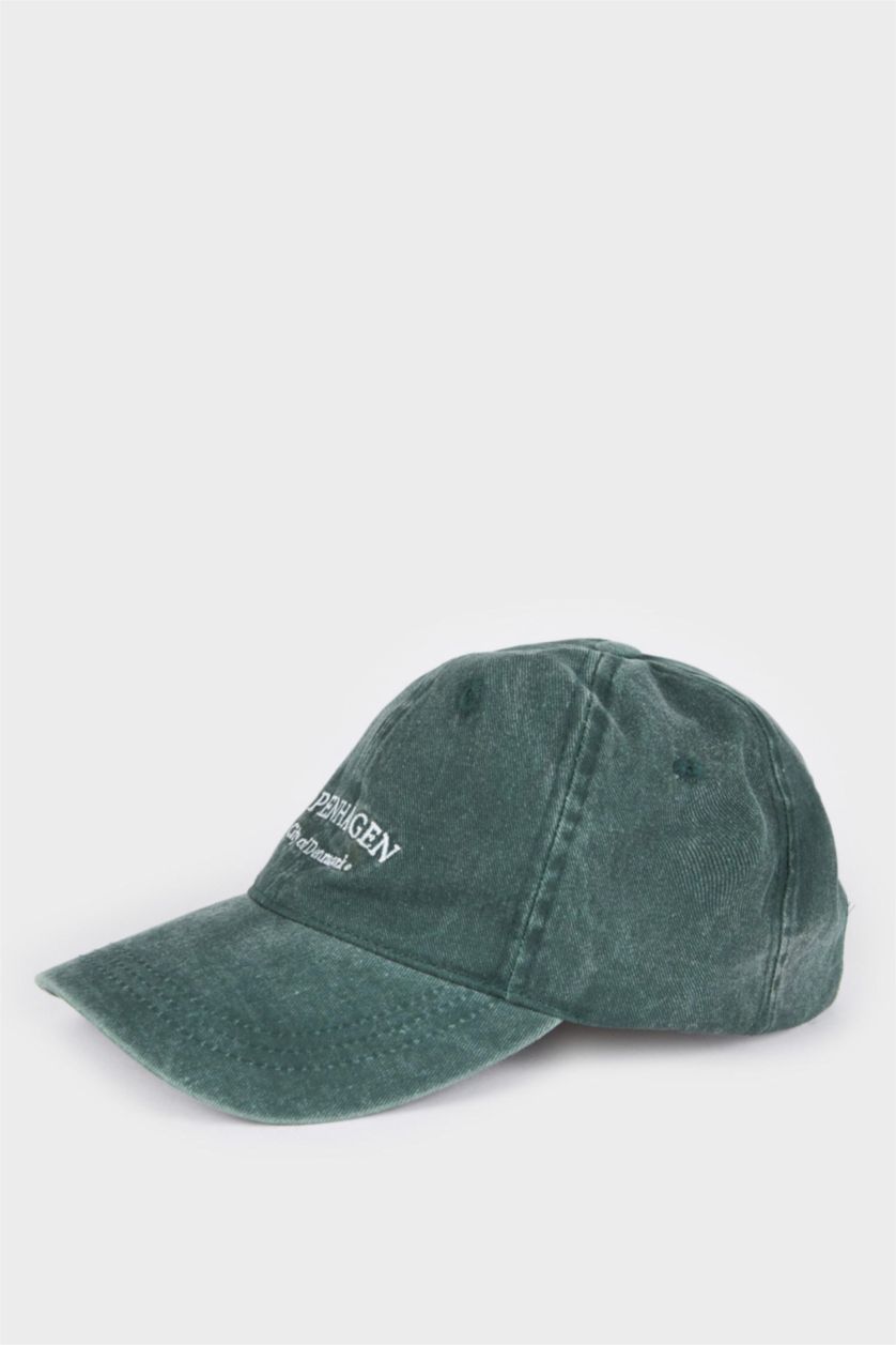 HOMME Vert Casquette en coton pour homme