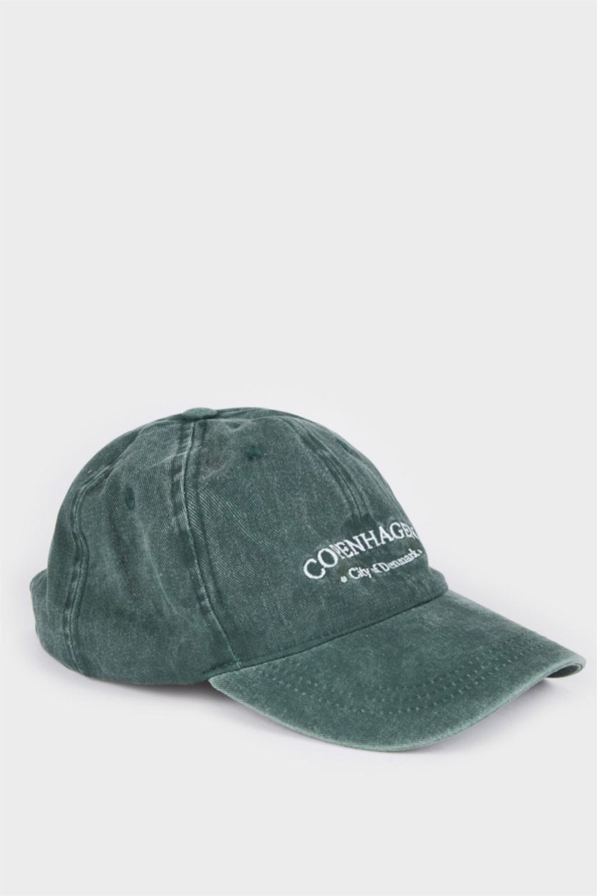 HOMME Vert Casquette en coton pour homme