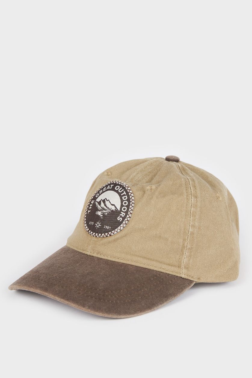 HOMME Marron Casquette en coton pour homme