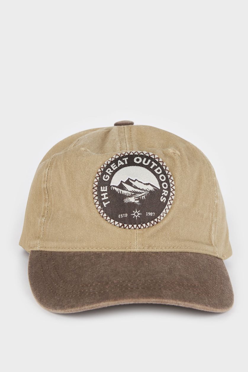 HOMME Marron Casquette en coton pour homme