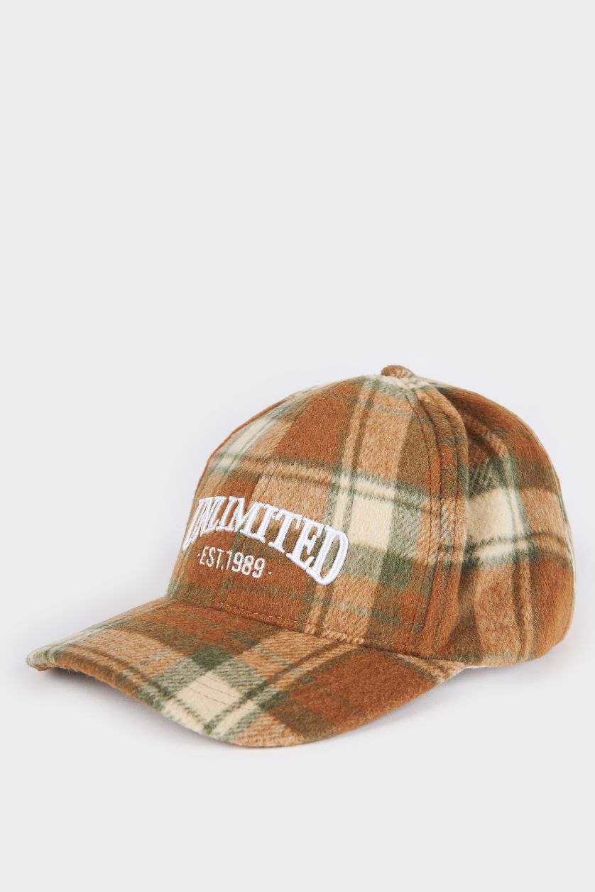 Erkek Kahve Erkek Pamuklu Cap Şapka