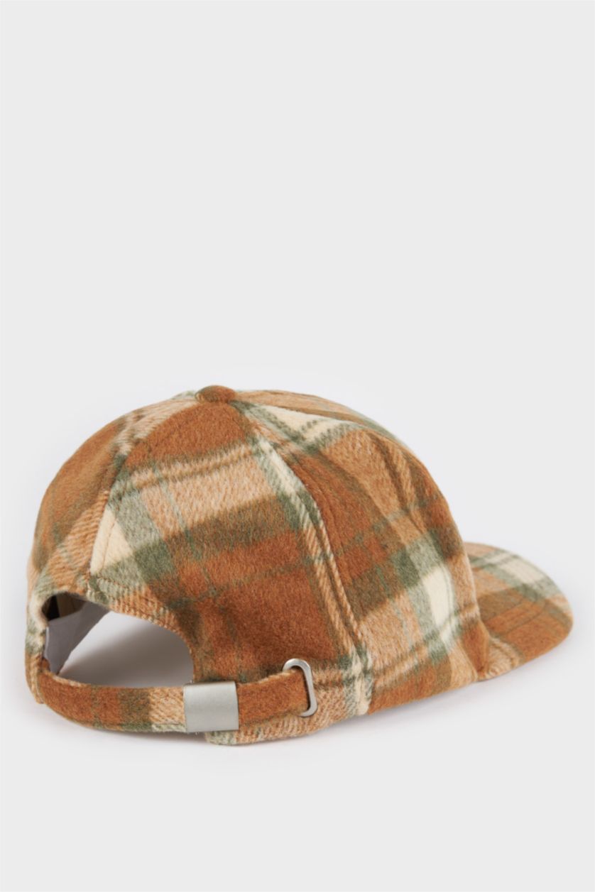 Erkek Kahve Erkek Pamuklu Cap Şapka