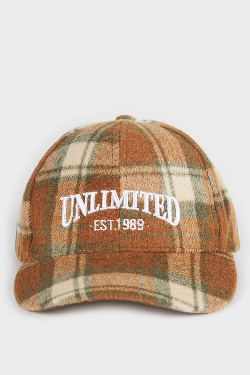 Erkek Kahve Erkek Pamuklu Cap Şapka