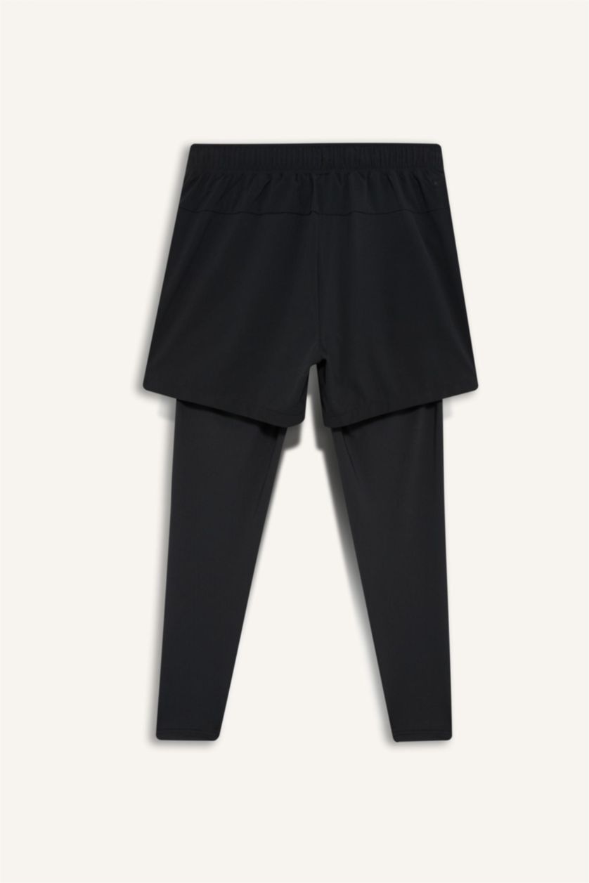 رجال أسود شورت رياضي سليم فيت من DeFactoFit