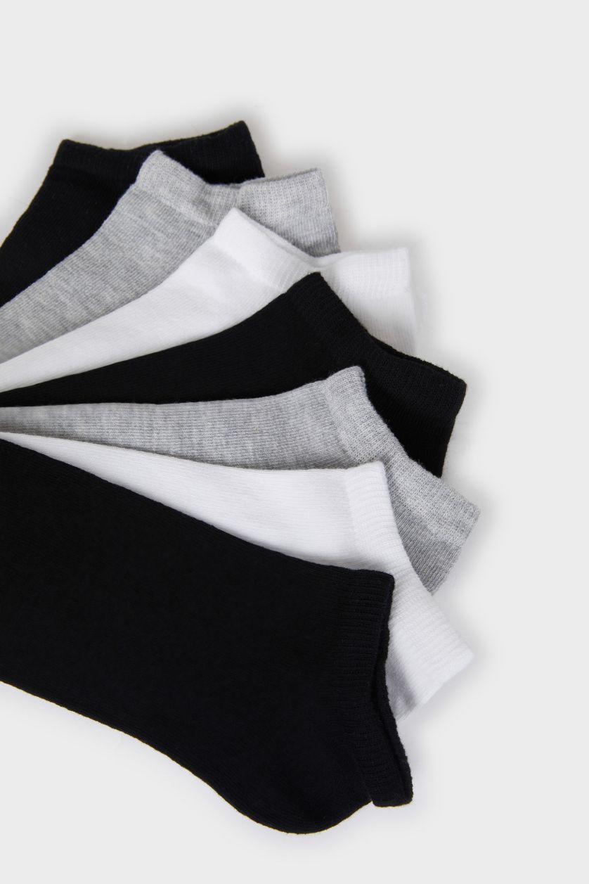 Kadın Karma Kadın 7'li Pamuklu Patik Çorap