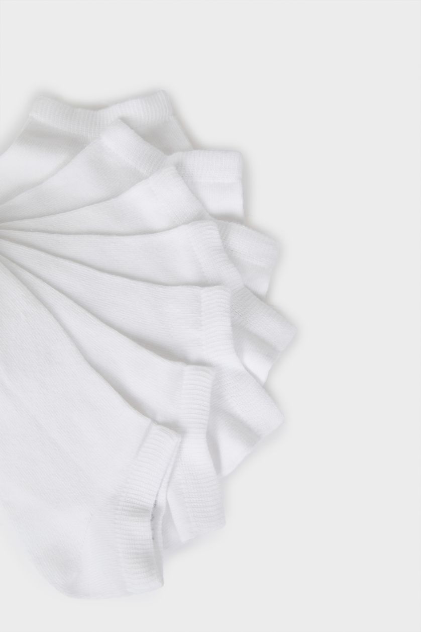 Woman White Woman 7 piece Short Socks