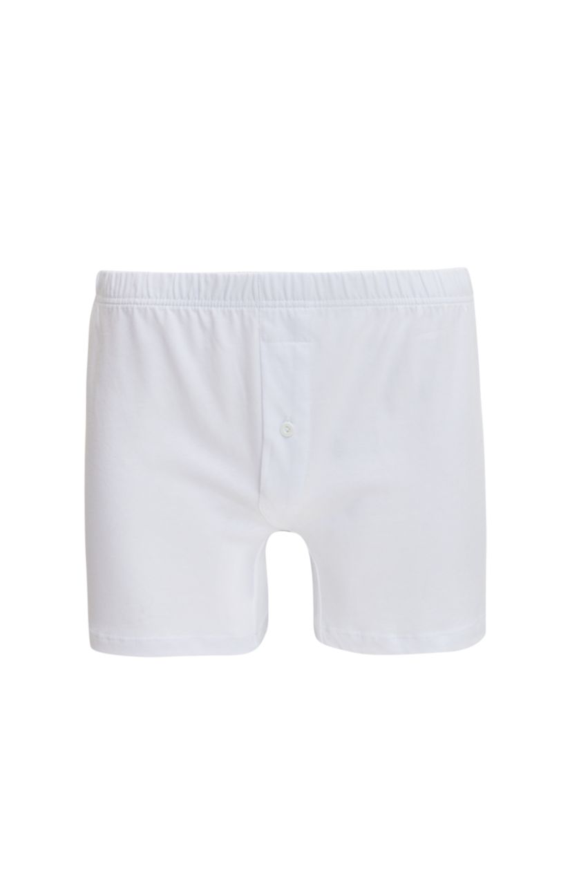 Erkek Beyaz Boxer 2'li İç Çamaşırı