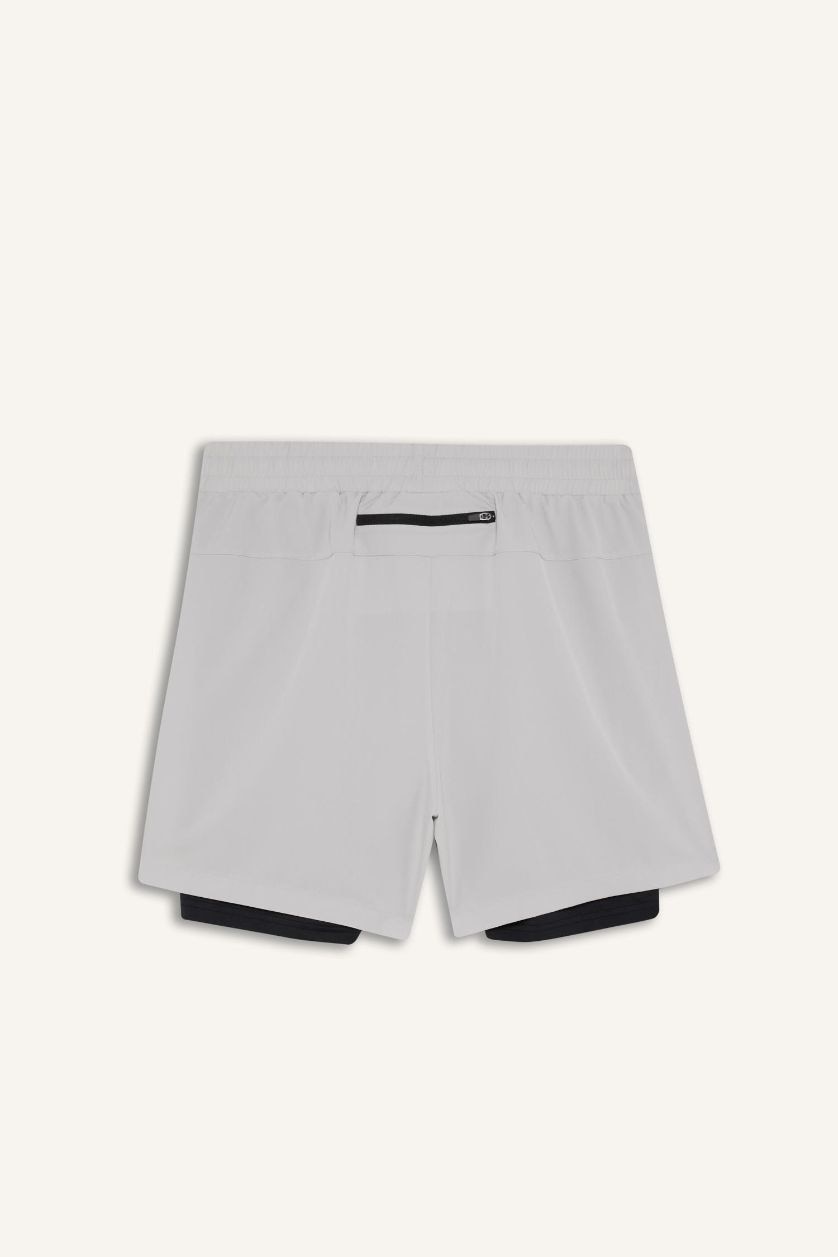 MAN Light Grey DeFactoFit Slim Fit Woven Sports Shorts