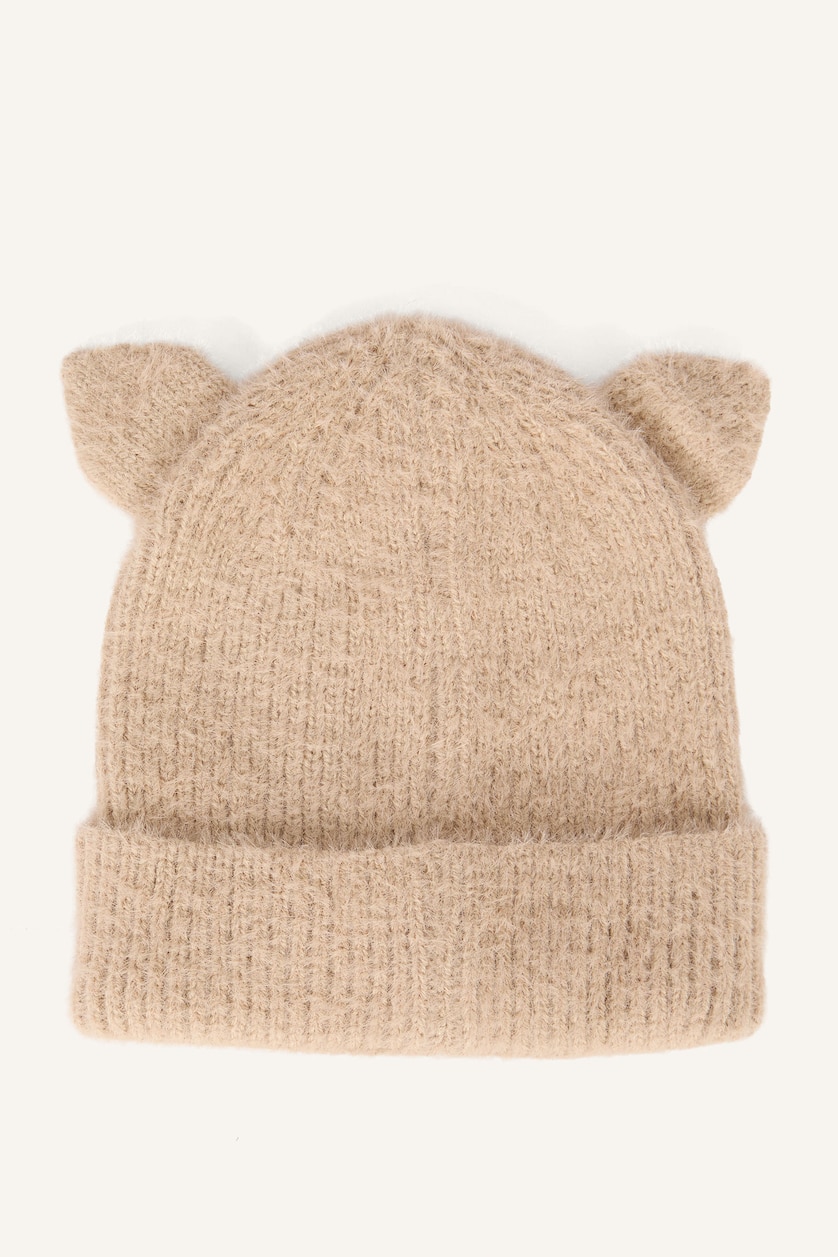 Baby Girls Beige Baby Girl Knitwear Beret