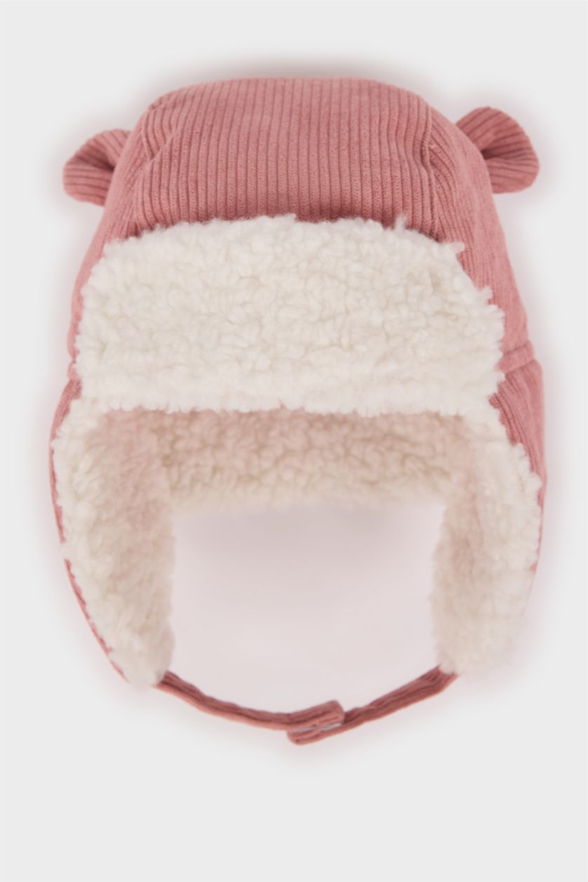 Baby Girl Light Pink Baby Girl Velvet Hat