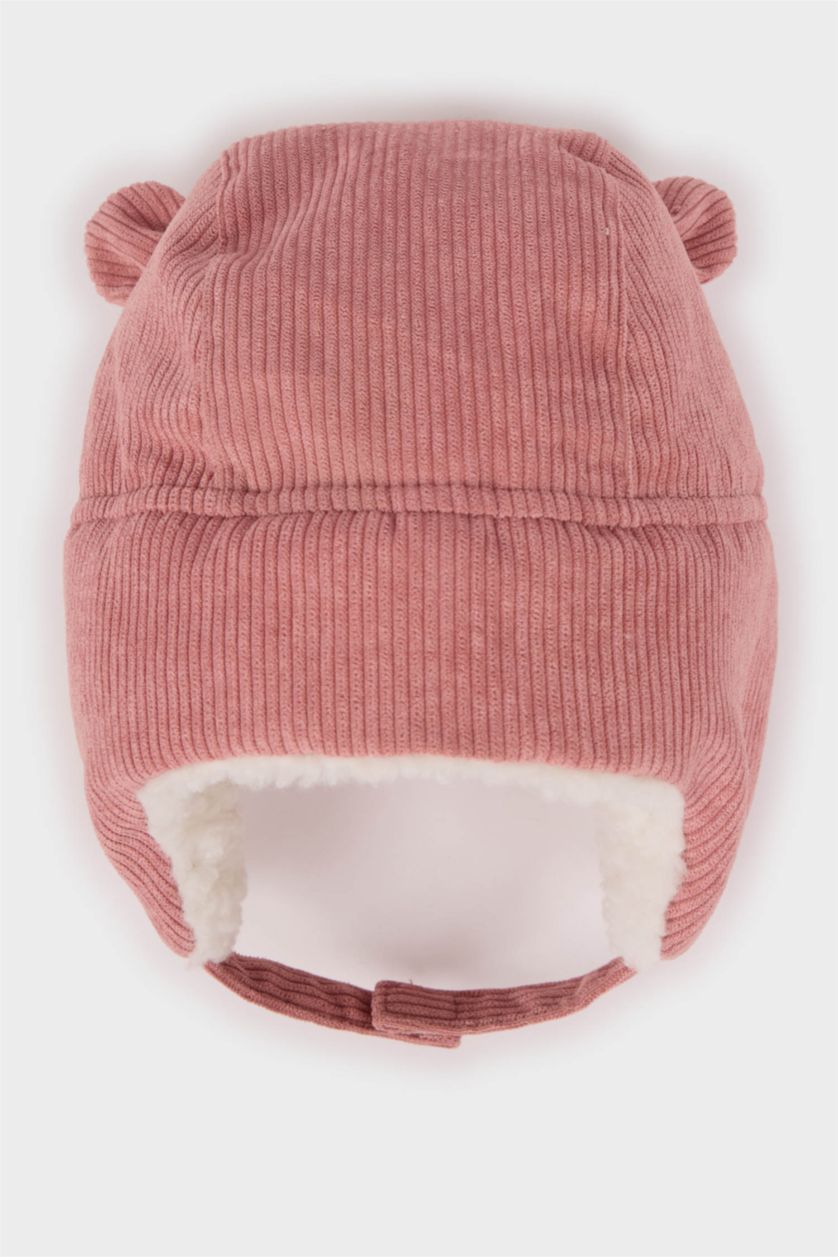 Baby Girl Light Pink Baby Girl Velvet Hat