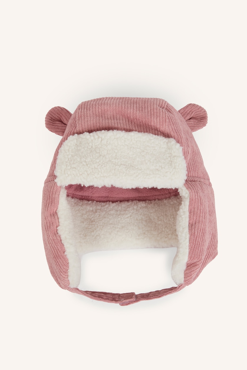 Baby Girls Light Pink Baby Girl Velvet Hat