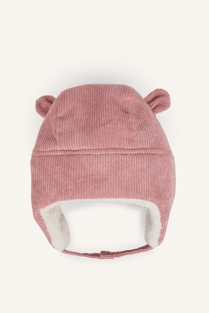 Baby Girls Light Pink Baby Girl Velvet Hat