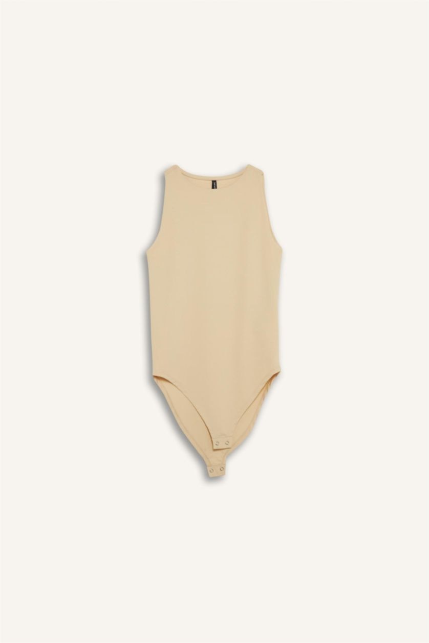 Женщины Светлая слоновая кость Облегающая майка на бретелях