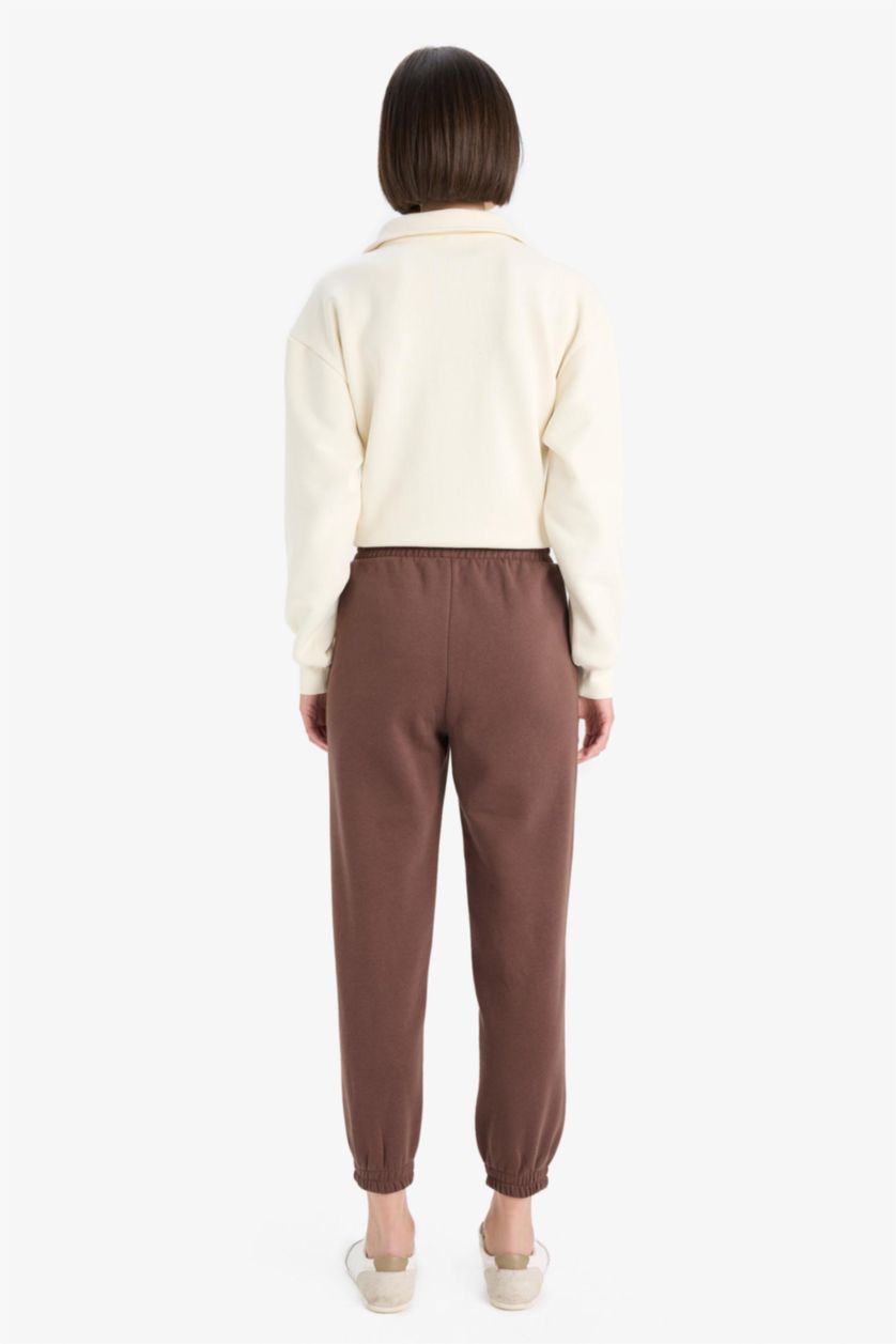 Әйелдерге Қоңыр жоггер-стандарт пішім слоган 3 көтерілген жіп Шалбар