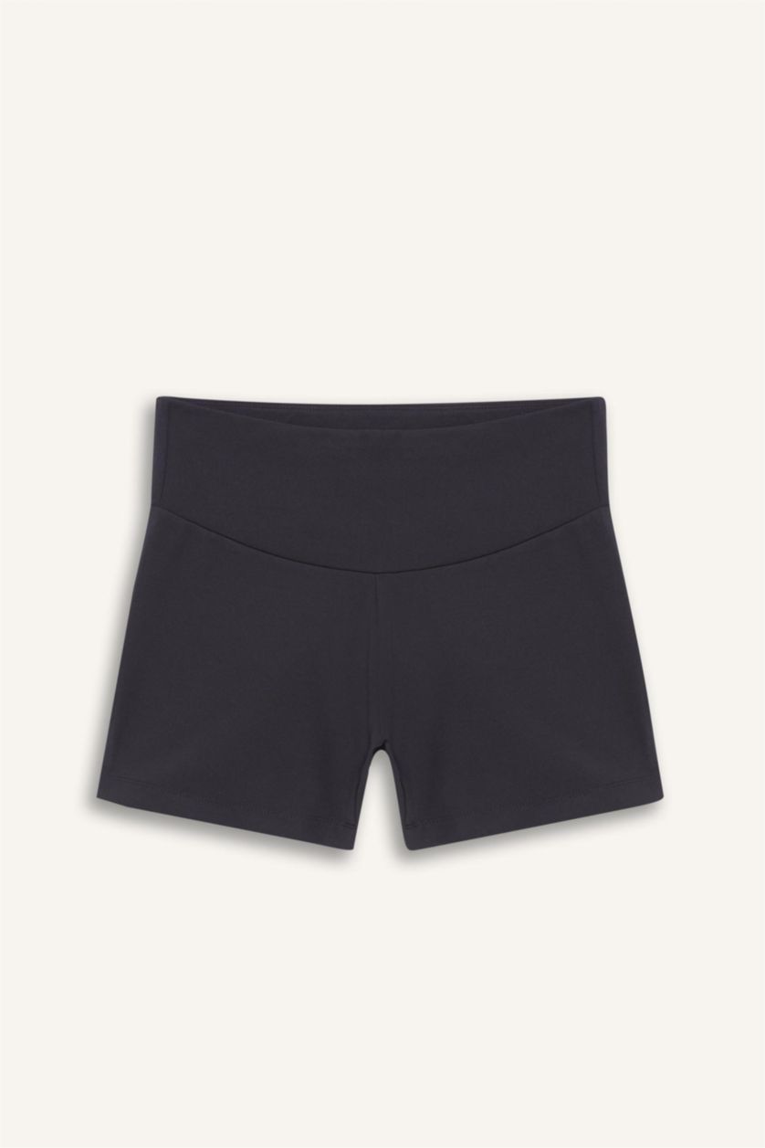 Kadın Siyah Beli Saran Sporcu Tayt