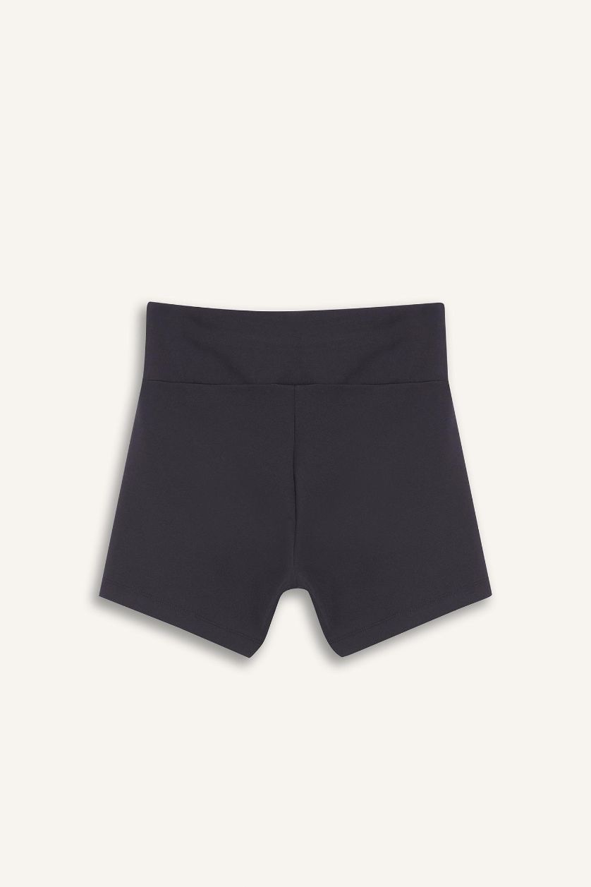 Kadın Siyah Beli Saran Sporcu Tayt