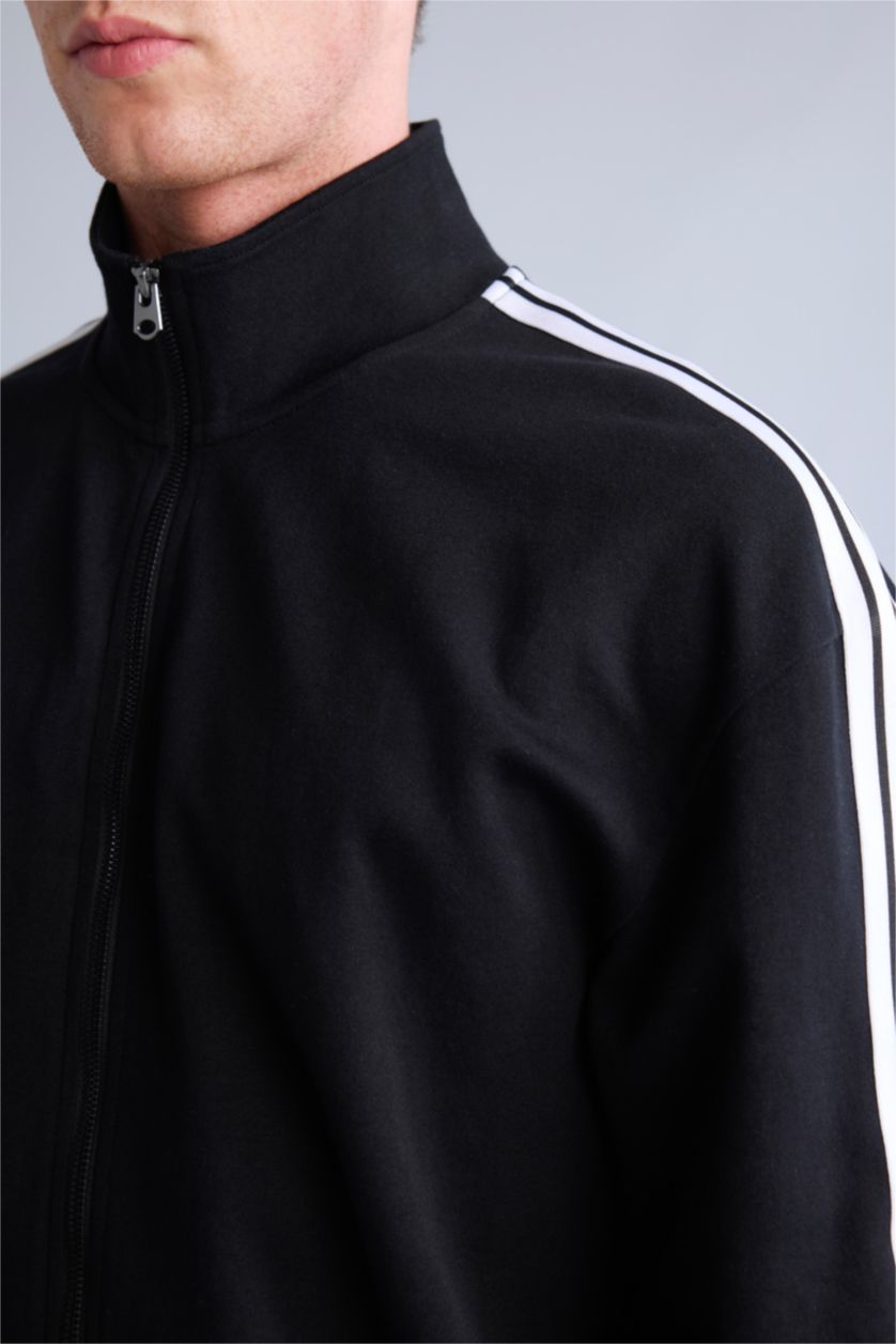 MAN Black Boxy Fit Cardigan