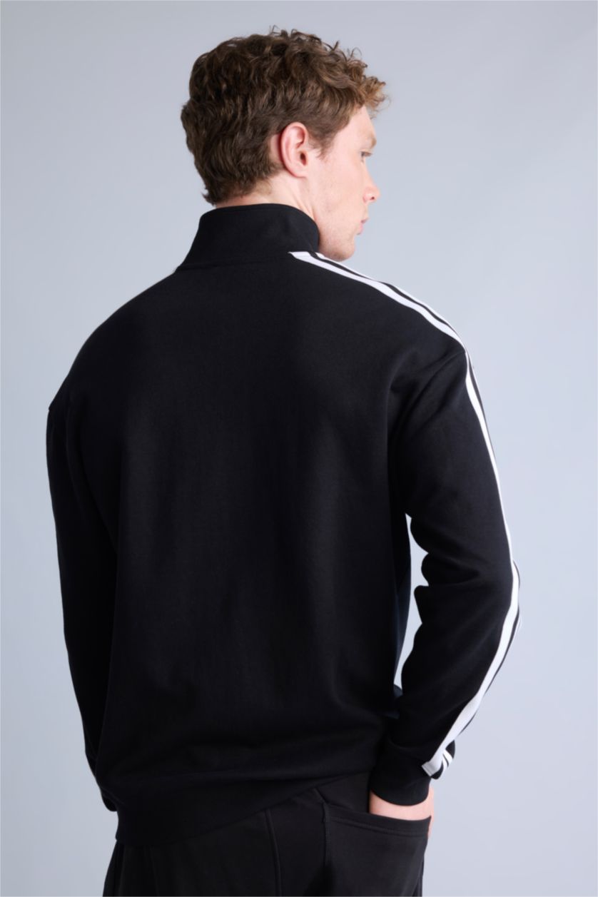 MAN Black Boxy Fit Cardigan