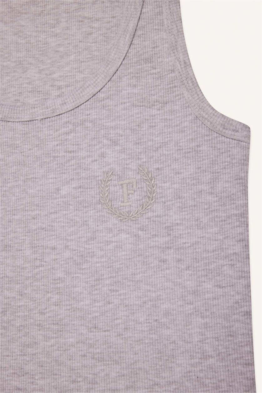 نساء ميلانج رمادي بلوزة بجامة مضلع قصة عادية من Fall in Love