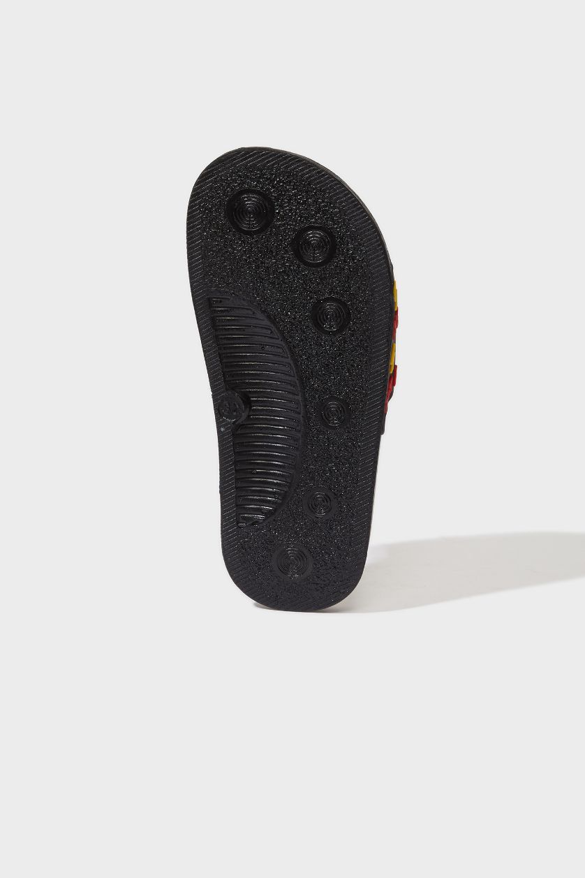 Erkek Çocuk - Genç Erkek Siyah Yüksek Taban Jean Terlik Erkek Çocuk