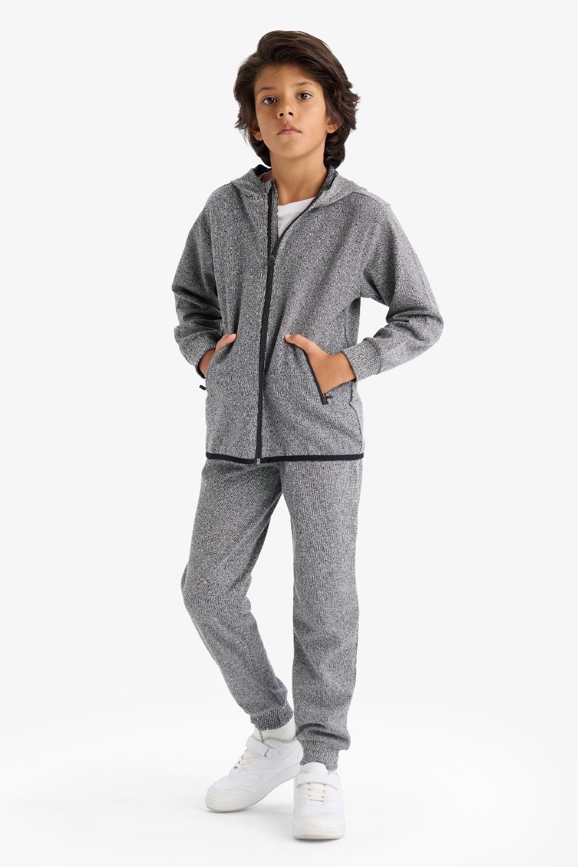 Boys & Teens Anthracite Melange Boy Elastic Waist Jogger Sweatpants