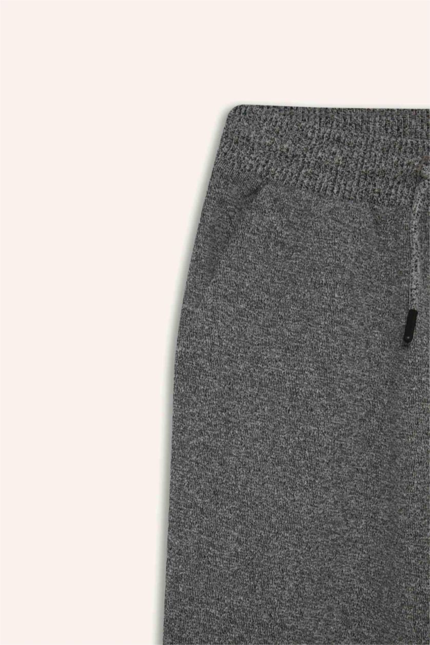 Boys & Teens Anthracite Melange Boy Elastic Waist Jogger Sweatpants