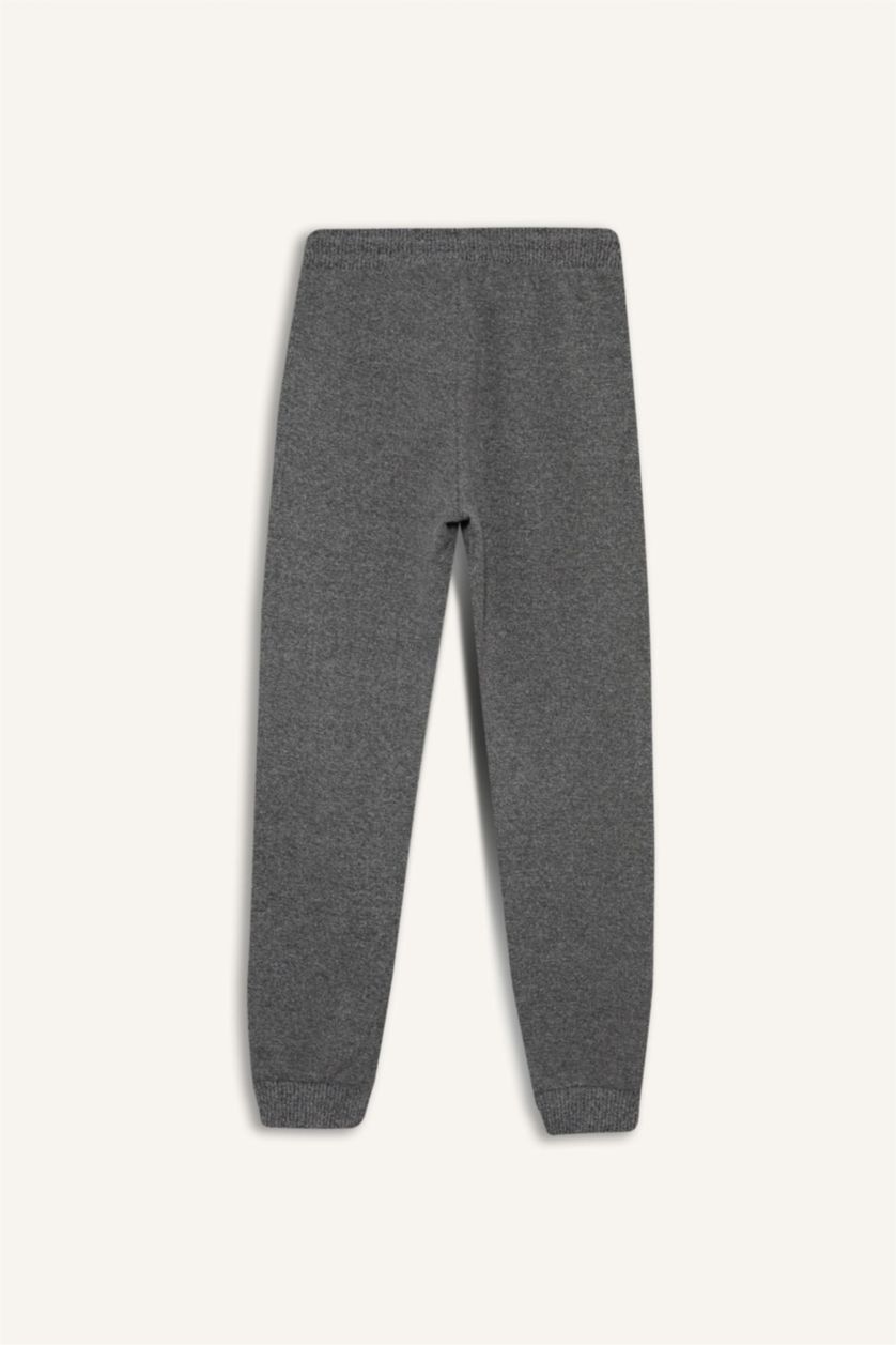 Boys & Teens Anthracite Melange Boy Elastic Waist Jogger Sweatpants