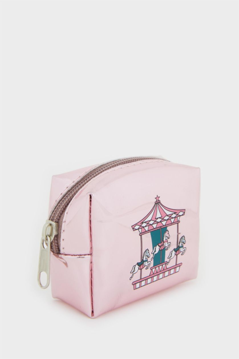 Woman Rose Woman Faux Leather Coin Purse