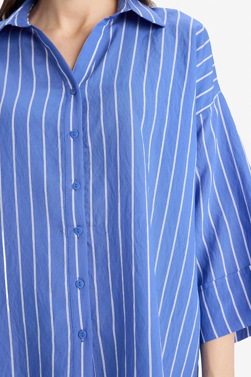 WOMAN Royal Regular Fit Shirt Collar Long Sleeve Shirt